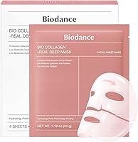 BIODANCE Bio-Collagen Real Deep Mask, Hydrating Overnight Hydrogel Face Mask, Pore Minimizing, Elasticity, Plumping,...