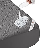 BEDLORE Waterproof Mattress Protector, Queen Size Mattress Pad Noiseless with Deep Pocket 6"-18" Depth, Soft Breathable...