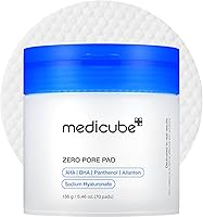 medicube Toner Pads Zero Pore Pad 2.0 | Dual-Textured Facial Pad for Exfoliation and Pore Care with 4.5% AHA Lactic...